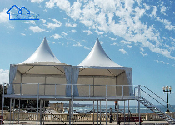 شراء شعار التمدد الألومنيوم غازبو باجودا خيمة لحفل الزفاف في الهواء الطلق online manufacture