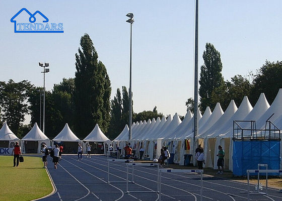 شراء خيمة 5 × 5 م 6 × 6 10 × 10 للخارج مقاومة للماء من الألومنيوم الباغودا خيمة العرض للأعمال ، الزفاف ، الحفلات online manufacture