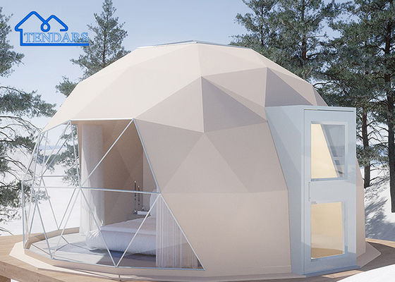 شراء خيمة فندق Four Season 8m Dia Glamping مصنوعة من إطار فولاذي مجلفن مقاوم للماء لخلوات الشاطئ تصنيع عبر الإنترنت