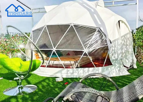 شراء عازل 3m خيمة فندقية Dia Glamping إطار فولاذي معدني نسيج مقاوم للماء لمخيمات سفاري تصنيع عبر الإنترنت