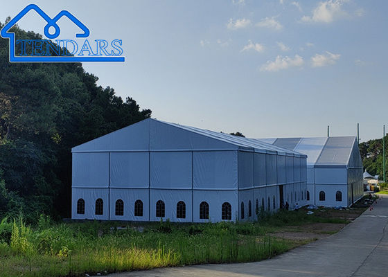 شراء 6061/T6 الألومنيوم 6x6m خيمة شرفية ثقيلة للخدمات الثقيلة عازلة على الحريق قمم ثقيلة للخدمات الثقيلة للمعارض التجارية تصنيع عبر الإنترنت