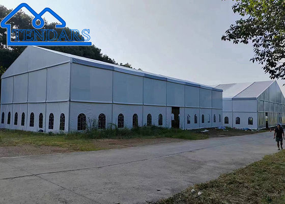 شراء 5x8m سقف PVC مقاوم للماء خيمة سرادق شديدة التحمل من الألومنيوم الشفاف للأحداث التجارية تصنيع عبر الإنترنت