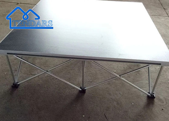 شراء سهلة لتثبيت مسرح الحفلات الموسيقية، 4x6ft مخصصة سهلة ضبط الألومنيوم المحمول ارتفاع منصة المسرح العتاد online manufacture