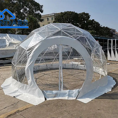 شراء الخلاء الخارجي الفاخر الشفاف إيغلو سقف غلامبينغ PVC القبة الجيوديسية خيمة فندقية online manufacture