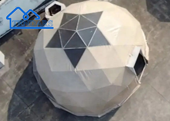 شراء خيمة التخييم في الهواء الطلق حسب الطلب التجارية المقاومة للماء من PVC القبة لتخزين المؤتمرات online manufacture