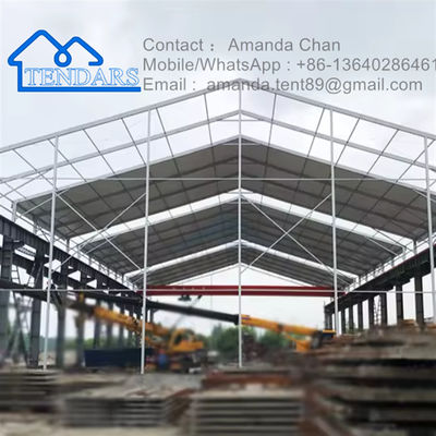 شراء خيمة التخزين للخارج في فصل الشتاء إطار الألومنيوم خيام مستودع مقاومة للماء للبيع online manufacture