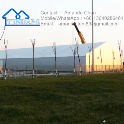 شراء المياه المقاومة للألمنيوم شكل A خيمة تخزين مستودع خيمة كبيرة في الهواء الطلق online manufacture