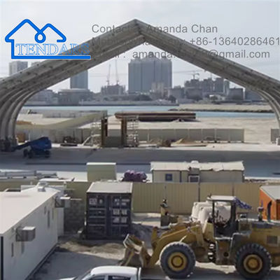 شراء خيمة خارجية ذات شكل منحني خيمة خيمة خيمة تخزين مؤقتة من سبائك الألومنيوم online manufacture