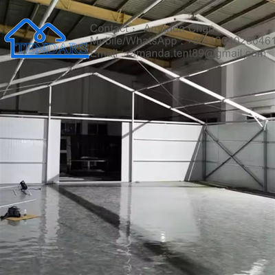 شراء سهلة التثبيت عازل الحريق المعدل مستودع صناعي كبير خارج خيمة التخزين online manufacture
