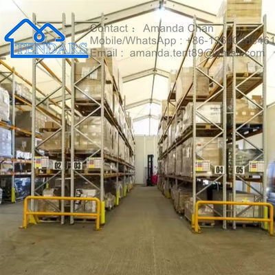 شراء حجم مخصص أبيض تجاري ثقيل الألومنيوم الإطار الماركيه PVC غطاء الخيمة التخزين online manufacture