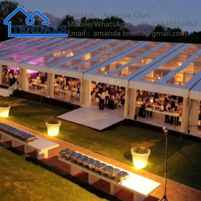 شراء عالية الجودة في الهواء الطلق غطاء PVC كبير سقف واضح حفلات حفلات الزفاف خيمة العرض online manufacture