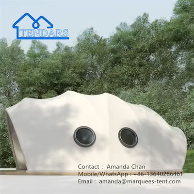 شراء خيمة الفندق الفاخرة المخصصة PVDF على شكل غراب online manufacture