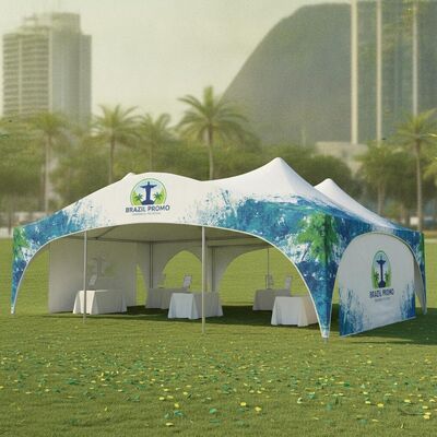 شراء مخصص مطبوعة حزب سرادق خيمة البرازيل الترويجية الحدث العلامة التجارية المظلة مع خدمة طباعة الشعار تصنيع عبر الإنترنت