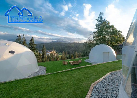 الحماية التجارية الخيمة القبة الجبلية المدمجة لـ PVC UV Igloo للأنشطة في الهواء الطلق