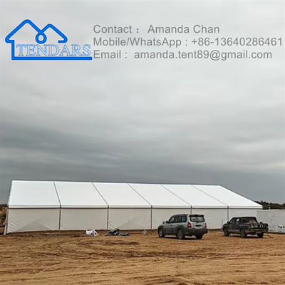خيمات الهيكل الصناعي المقاومة للأشعة فوق البنفسجية للخارج خيمة تخزين من الألومنيوم ذات الحجم الكبير للبيع