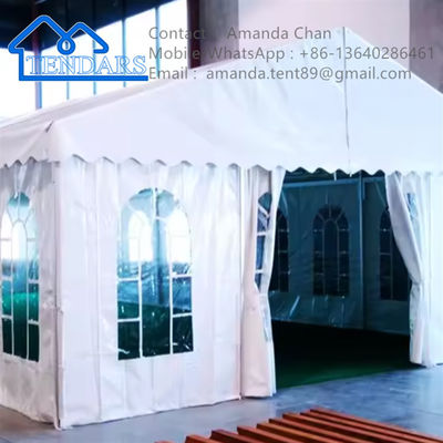 إطار ألومنيوم خارجي مخصص شكل أبيض مقاوم للماء حفل زفاف خيمة العرض التجاري