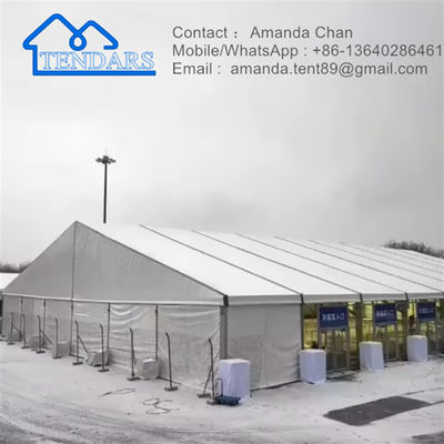 الإطار الفولاذي المغلف 6x12m خيمة الحفلات الكبرى الخيمة 850g / m2 PVC القماش الجدران الجانبية القابلة للإزالة لذكرى السنة
